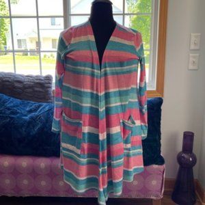 Multicolor LulaRoe Sarah Cadigan L